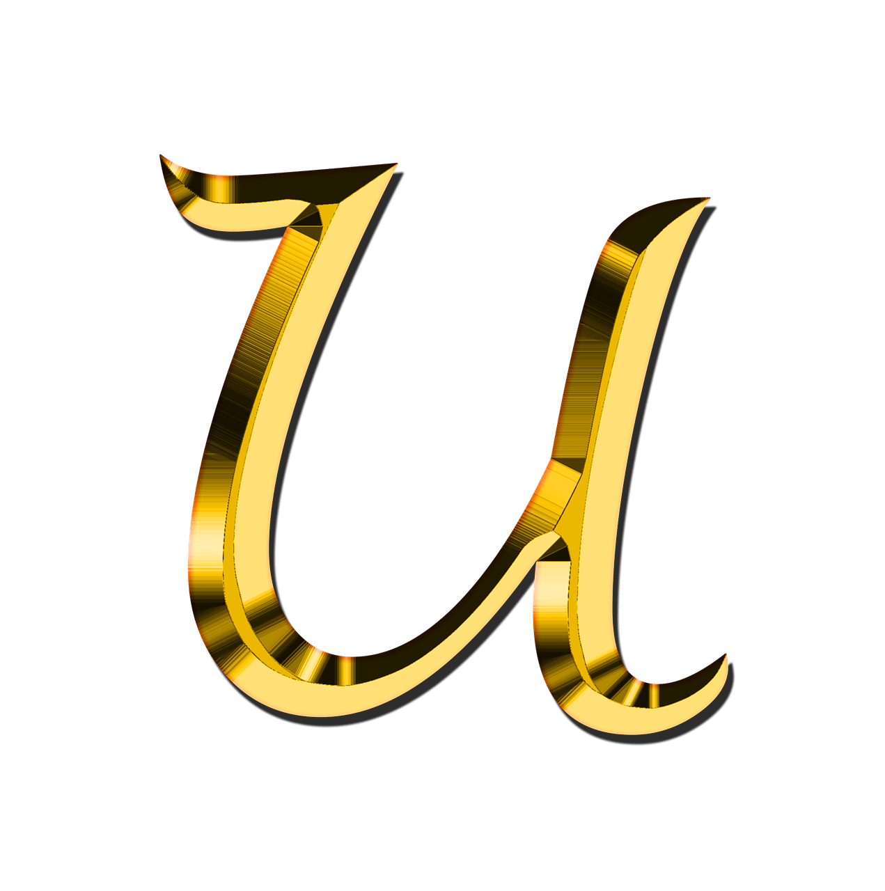 U Letter Transparent PNG Image