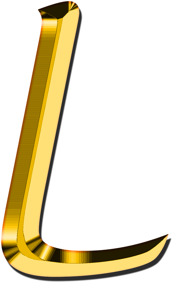 L Letter Transparent PNG Image