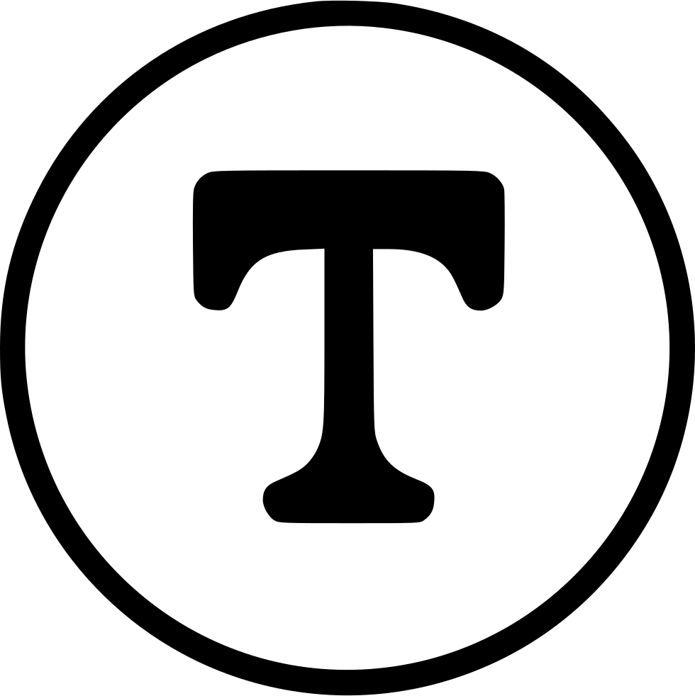 T Letter Transparent PNG Image