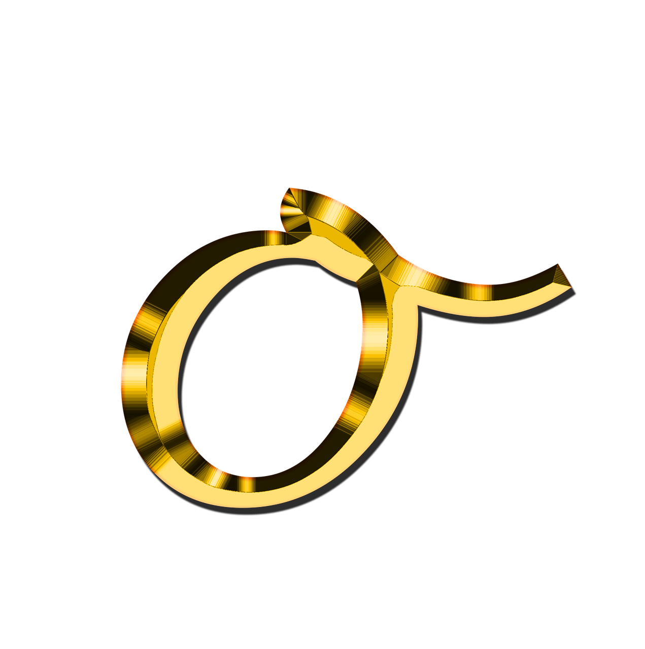 Letter O Transparent PNG Image