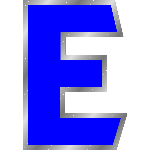 E Letter File Transparent PNG Image