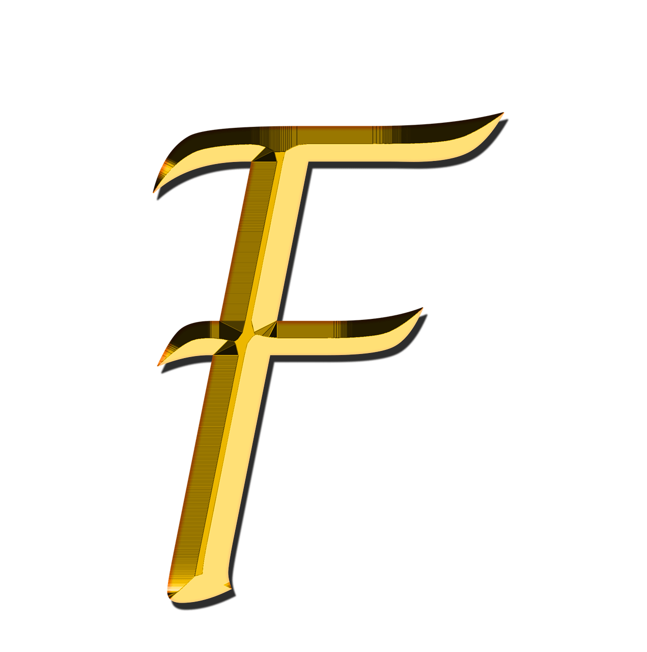 Letter F Transparent PNG Image
