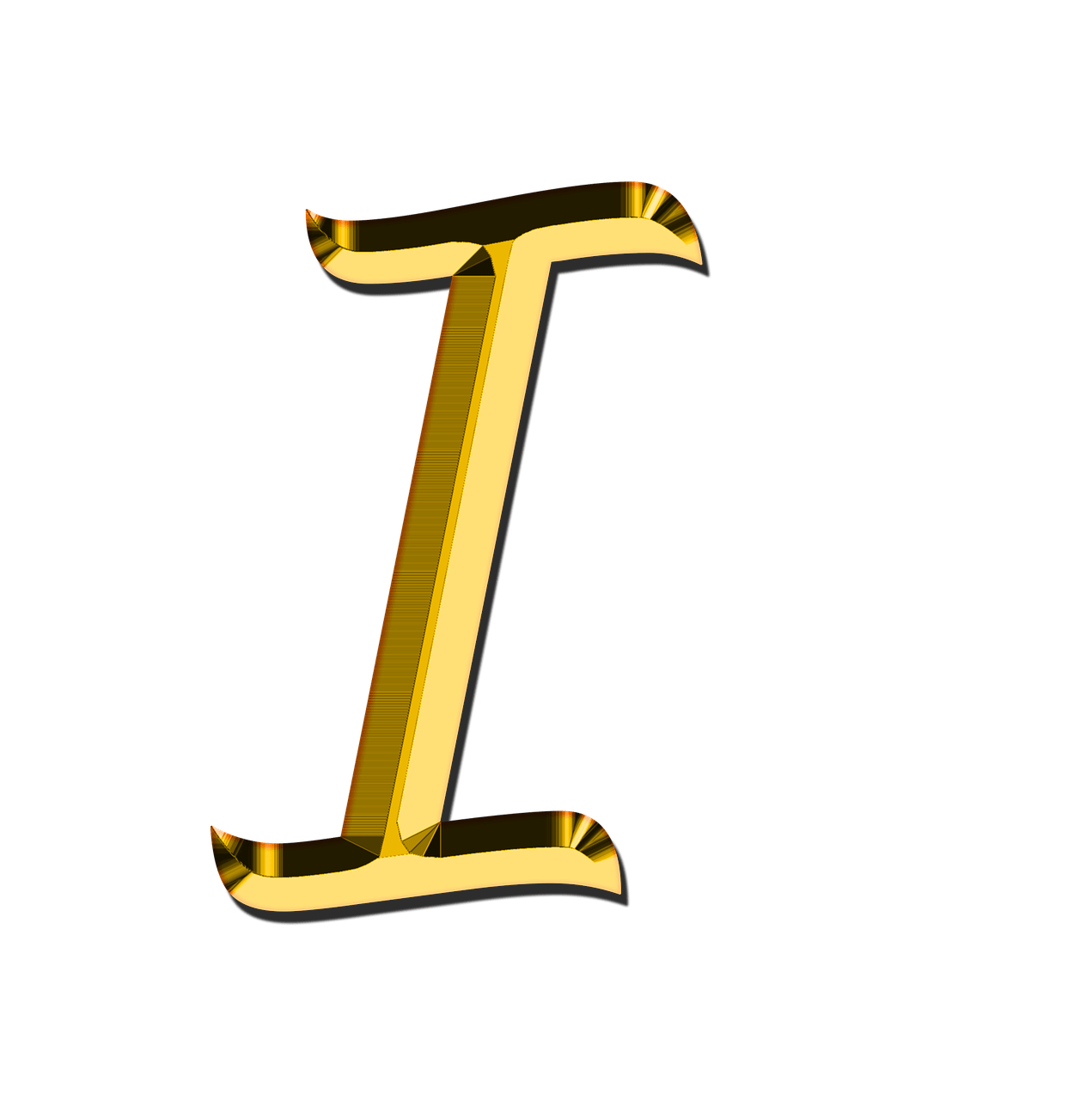 I Letter File Transparent PNG Image