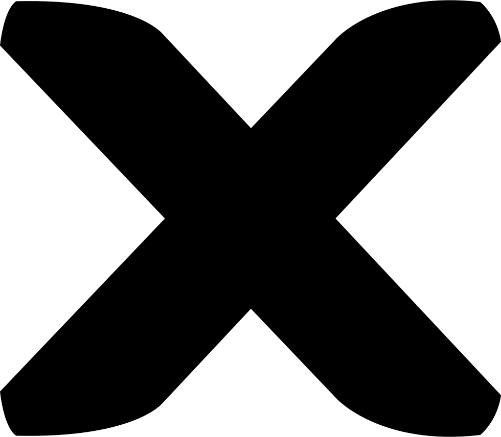 X Letter Transparent PNG Image