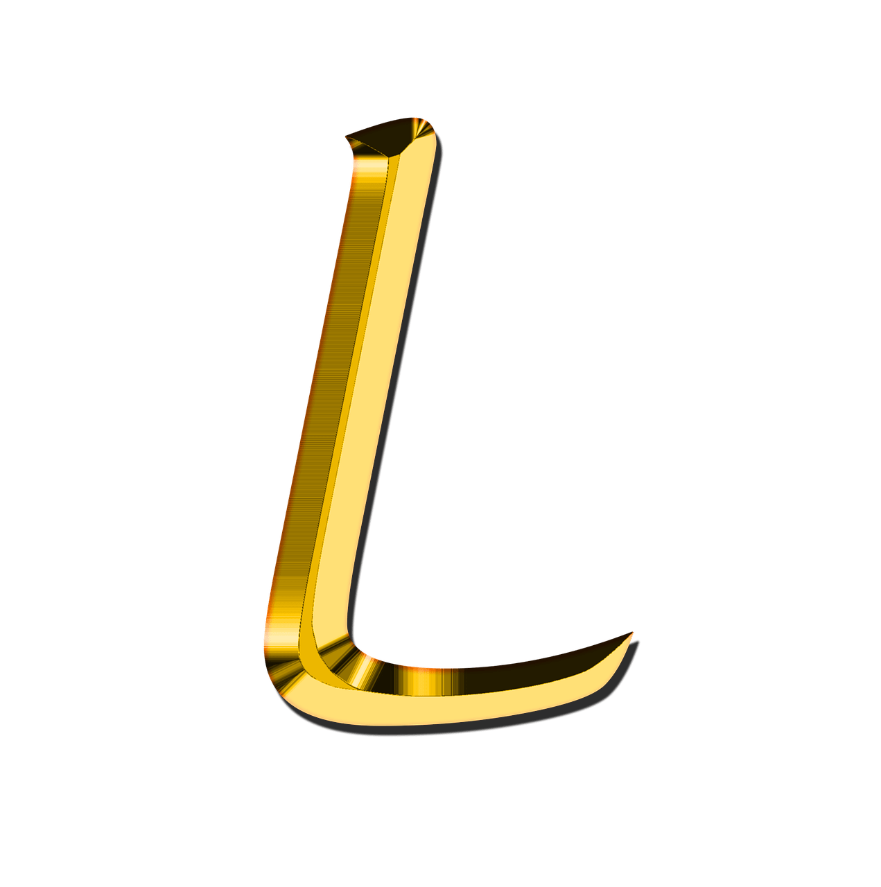 L Letter Transparent PNG Image
