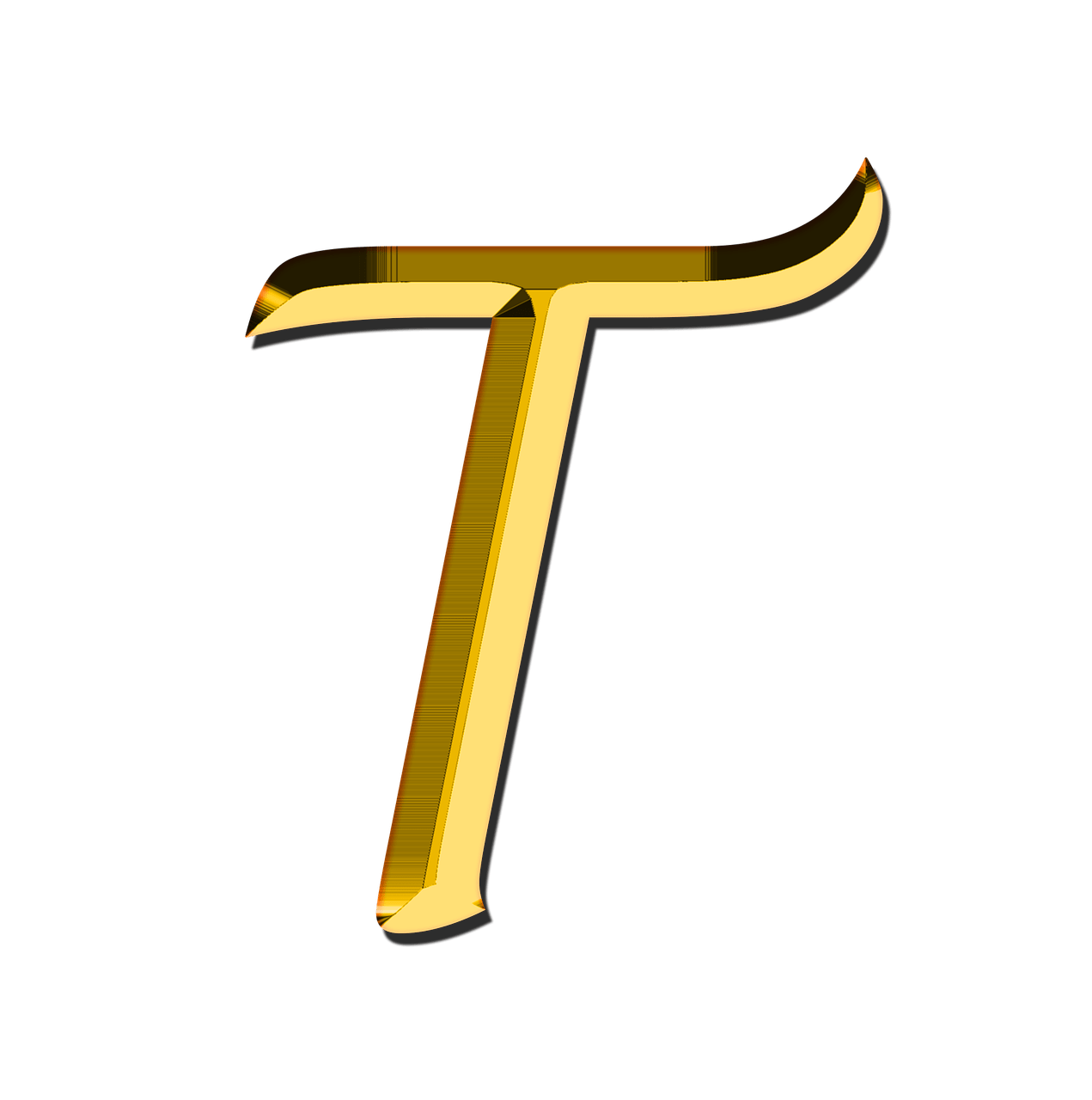 T Letter Transparent PNG Image
