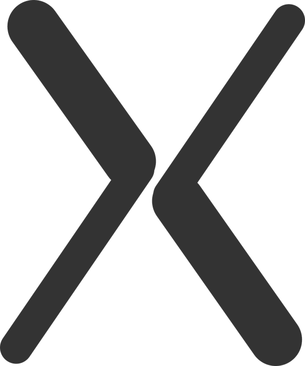 X Letter Transparent PNG Image