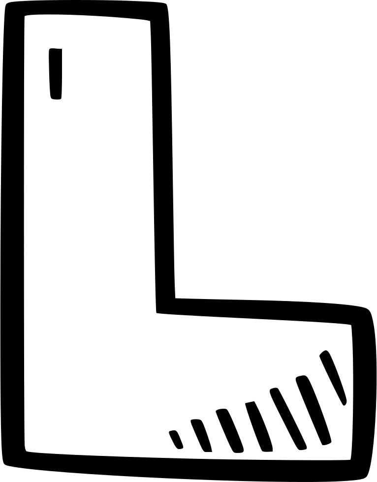 L Letter Transparent PNG Image