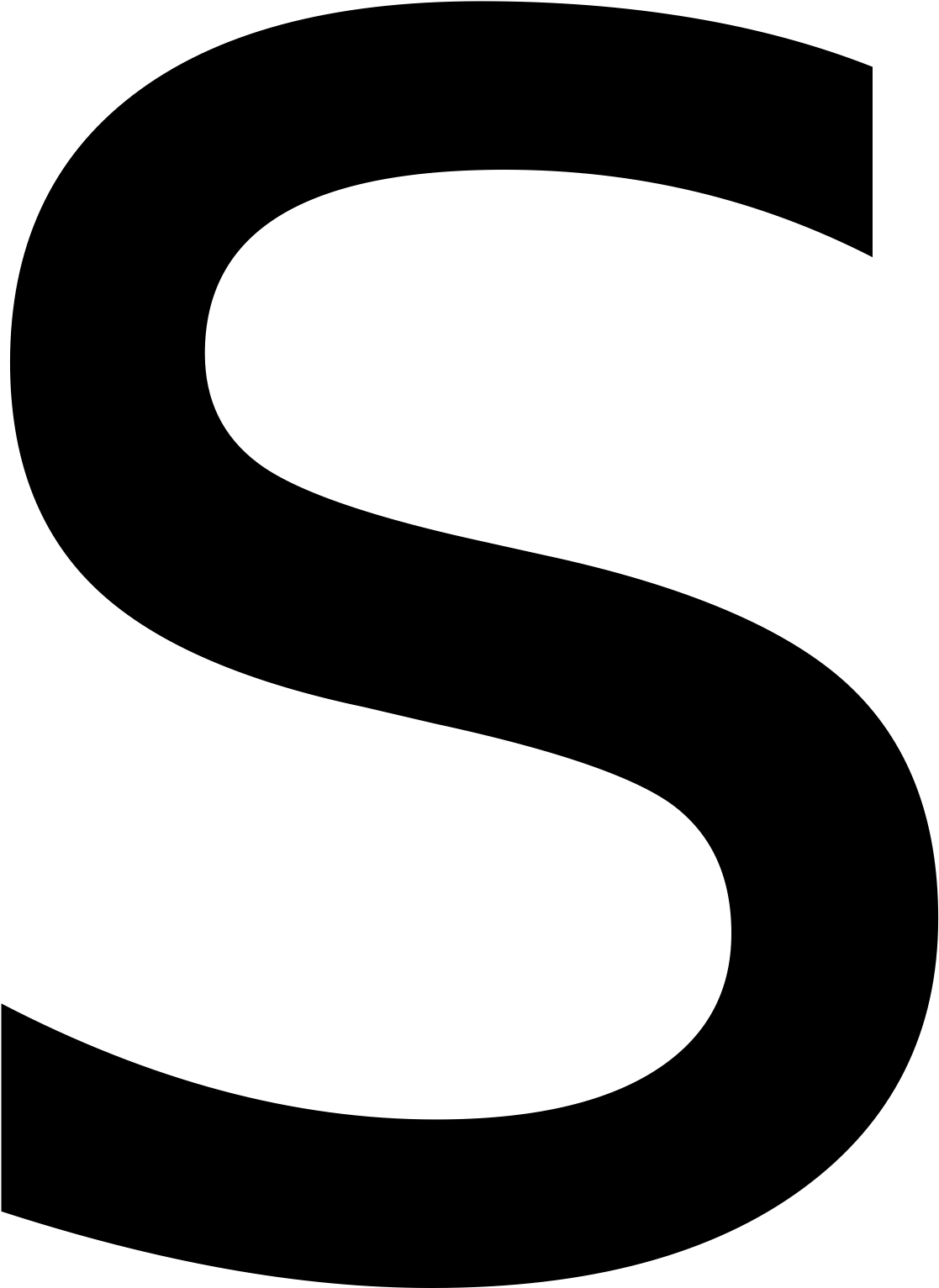 S Letter File Transparent PNG Image
