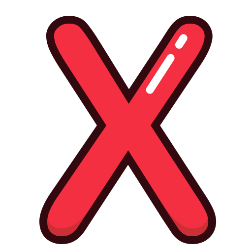 X Letter Transparent PNG Image
