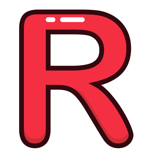 R Letter File Transparent PNG Image