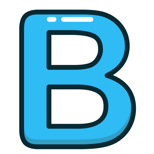 B Letter Transparent PNG Image
