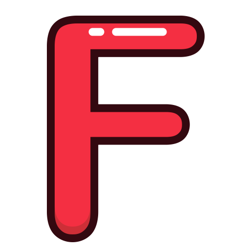 Letter F Transparent PNG Image