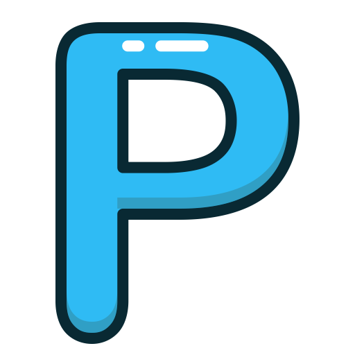 P Letter Transparent PNG Image
