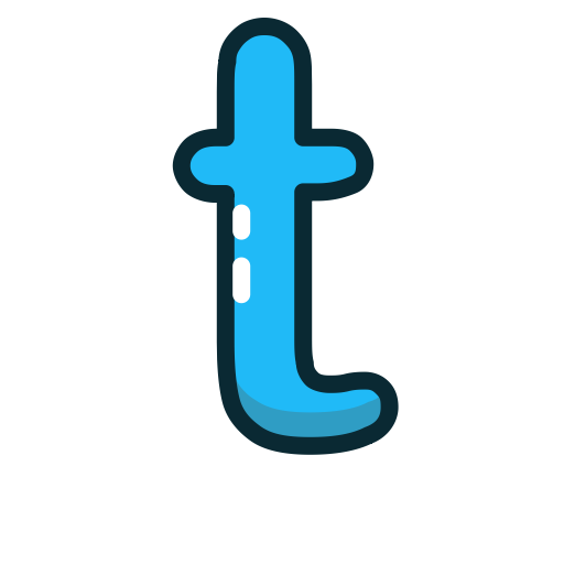 T Letter Transparent PNG Image
