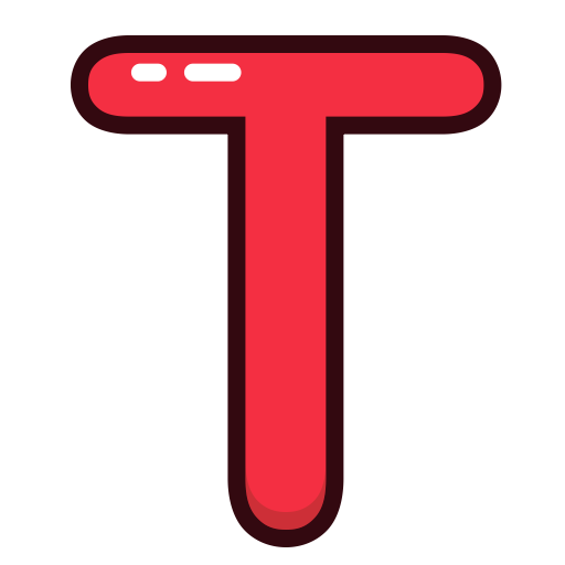 T Letter Transparent PNG Image