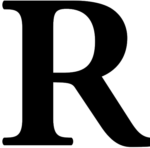 R Letter Transparent PNG Image