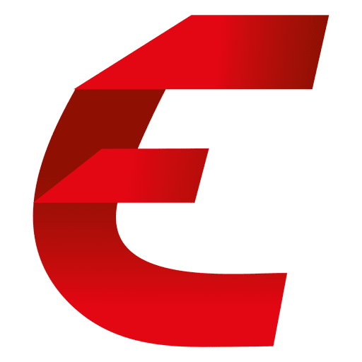 E Letter Transparent PNG Image