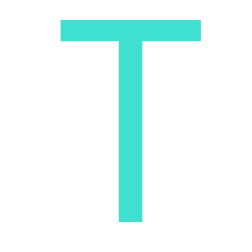 T Letter Transparent PNG Image