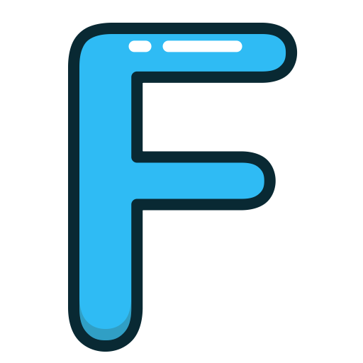 Letter F Transparent PNG Image