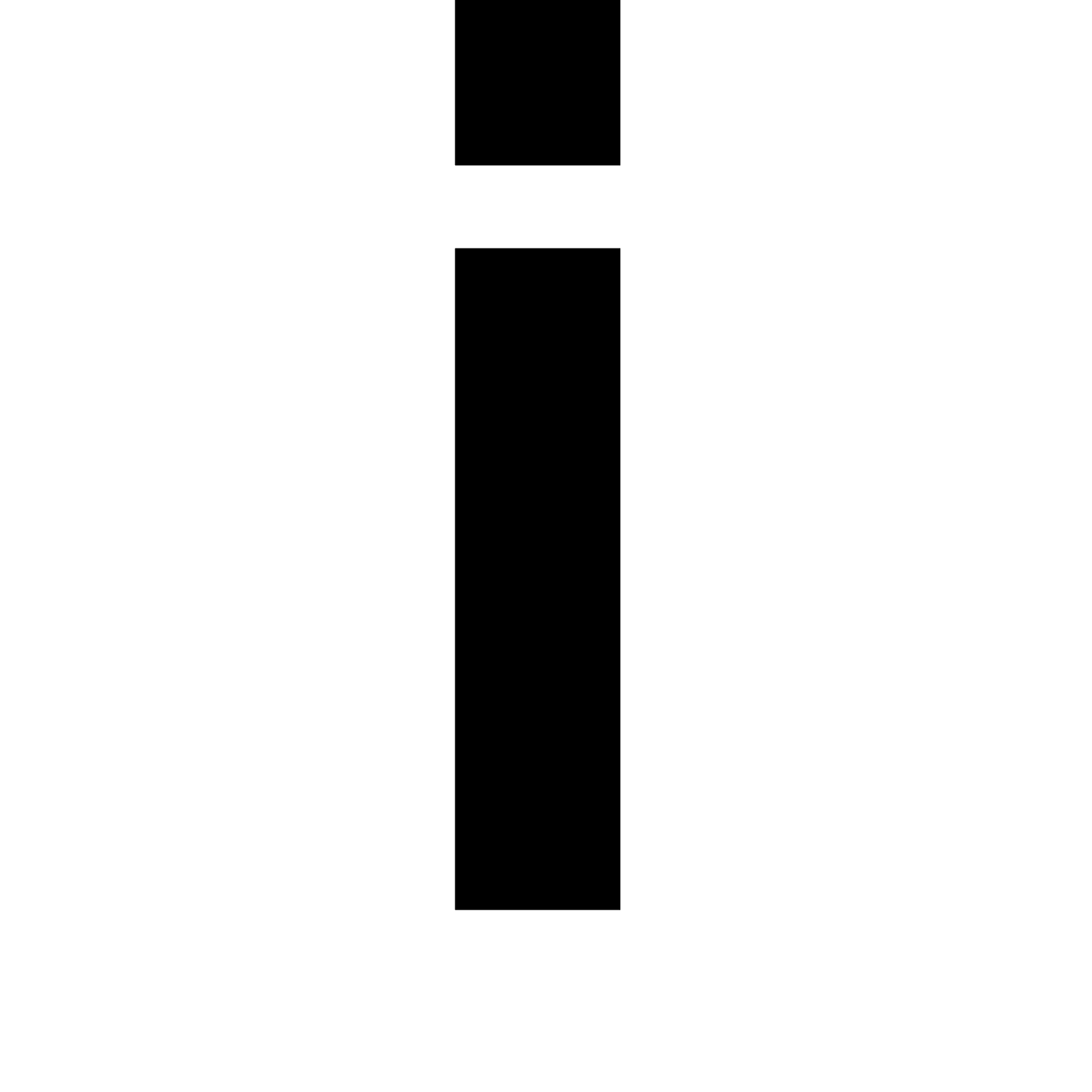 I Letter Transparent PNG Image