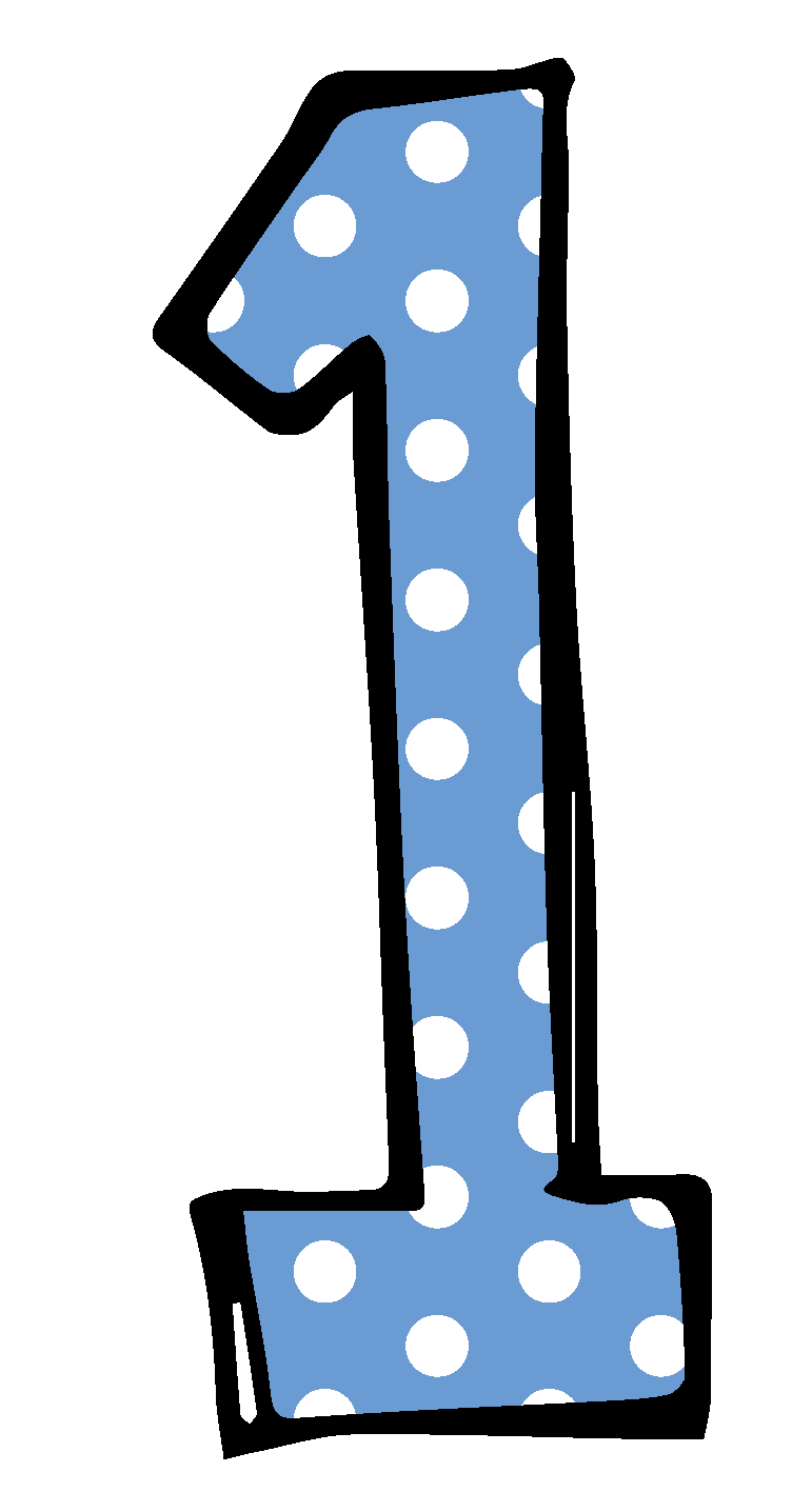 1 Digit Number Transparent PNG Image