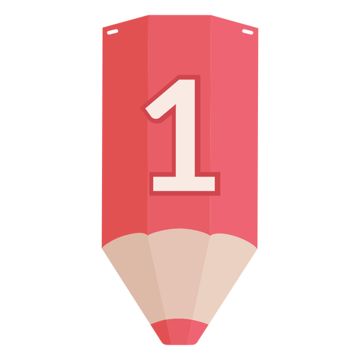 1 Number Transparent PNG Image