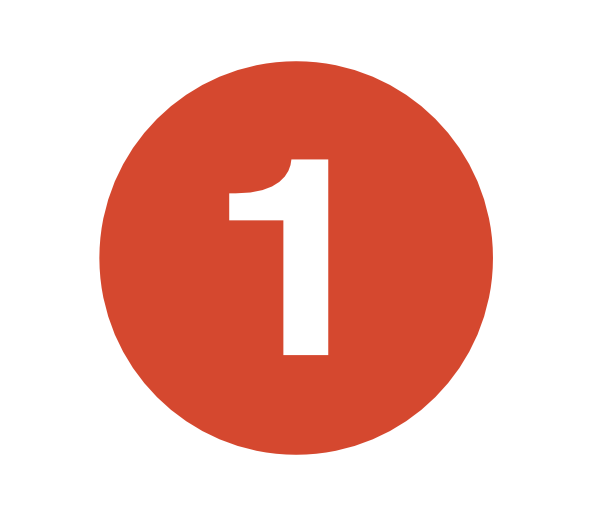 1 Number Transparent PNG Image