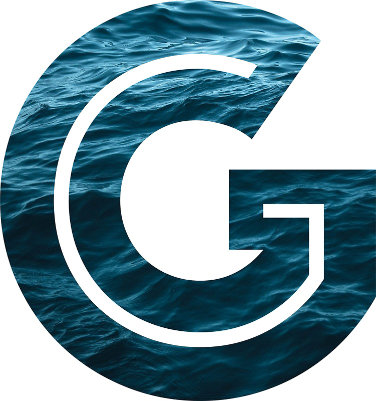 Logo Circle Printing Aqua Letter Transparent PNG Image