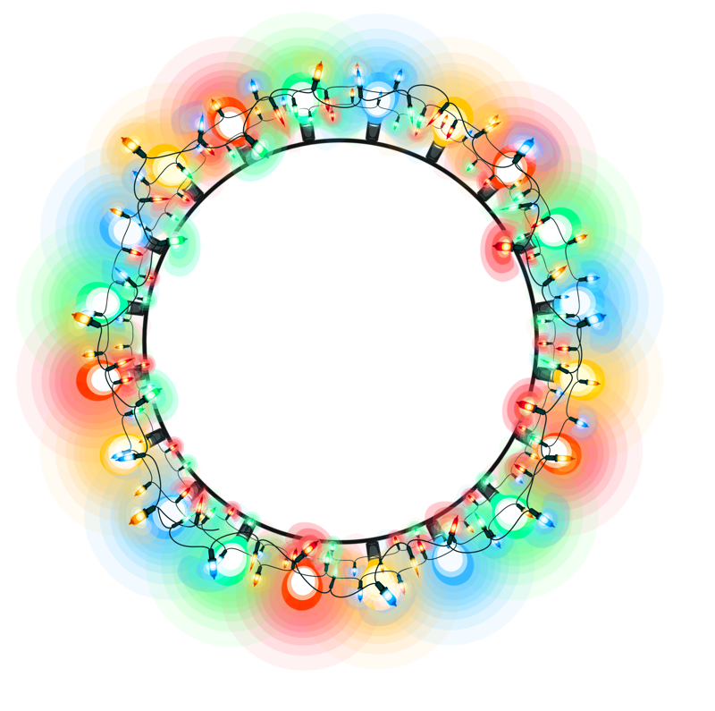Light Effect Multicolored Circle Glow Transparent PNG Image