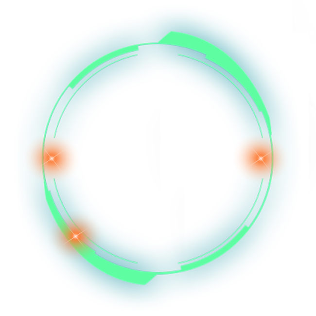Light Effect Multicolored Circle Glow Transparent PNG Image