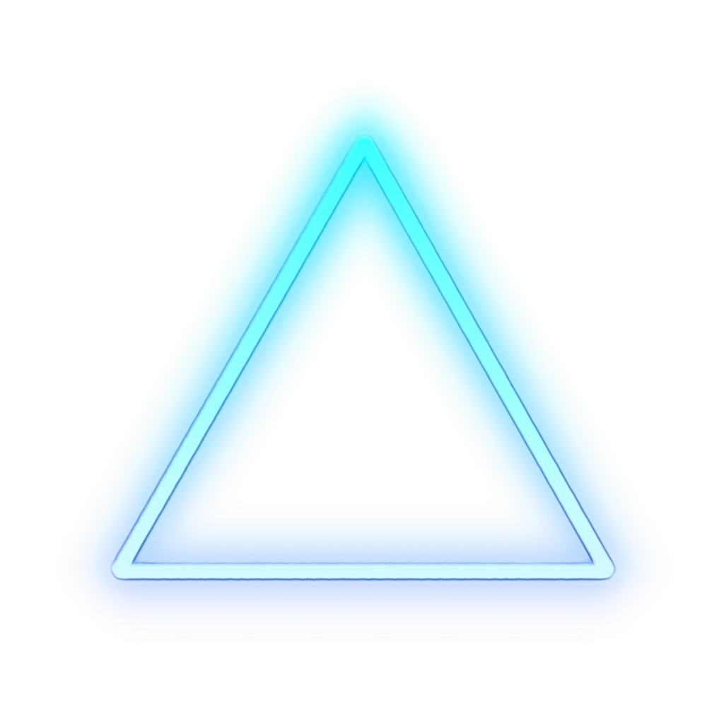 Light Triangle Effect Glow Transparent PNG Image