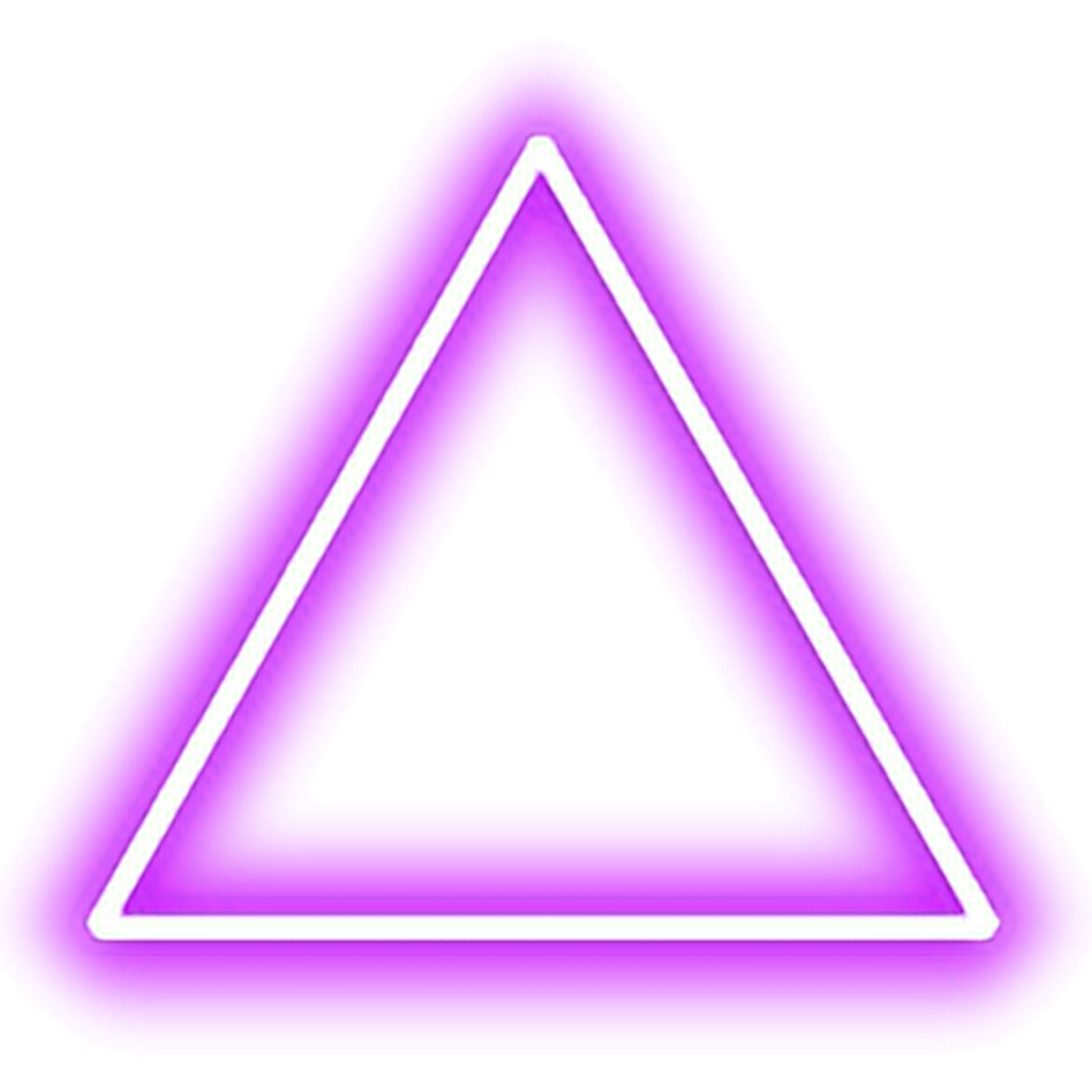 Light Triangle Effect Glow Transparent PNG Image