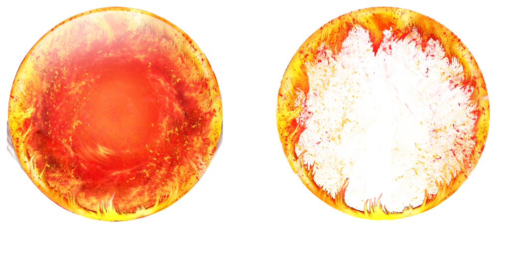 Fire Light Circle Flame Transparent PNG Image