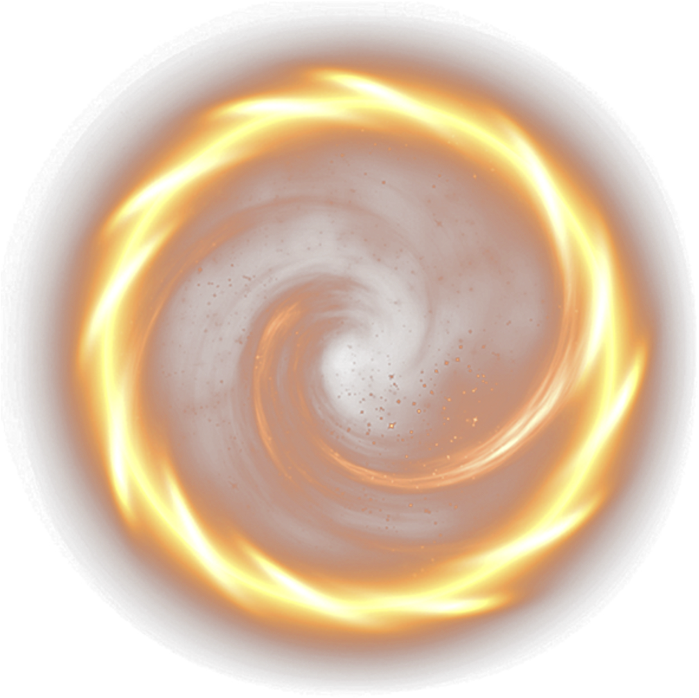 Fire Light Circle Flame Transparent PNG Image