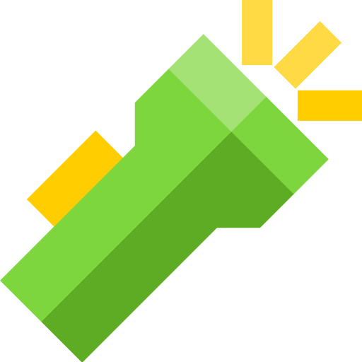 Flashlight Beam Vector Transparent PNG Image