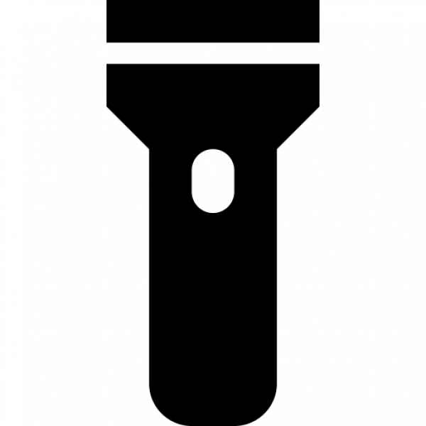 Vector Flashlight Torch Transparent PNG Image