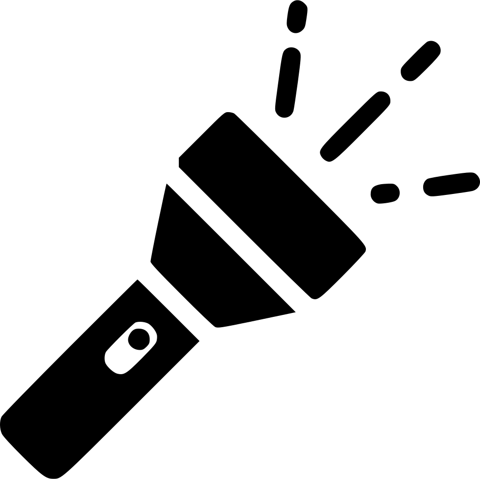 Vector Flashlight Torch Transparent PNG Image