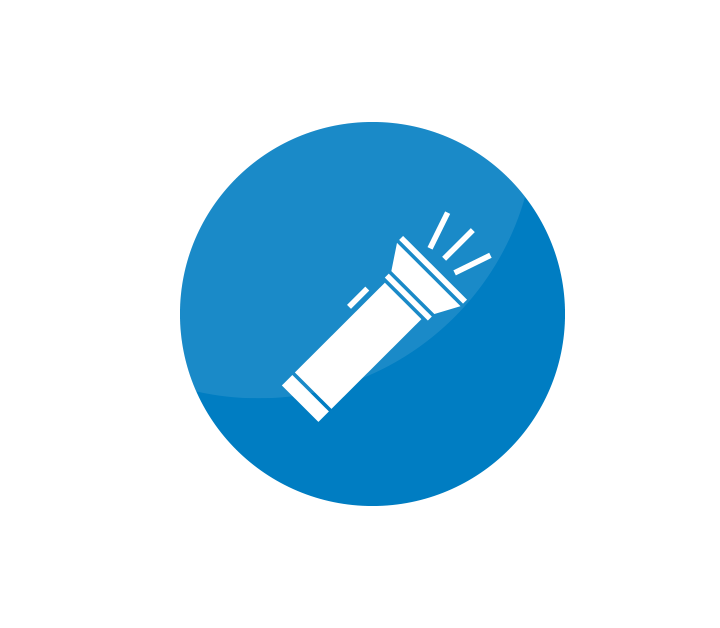 Flashlight Vector Transparent PNG Image