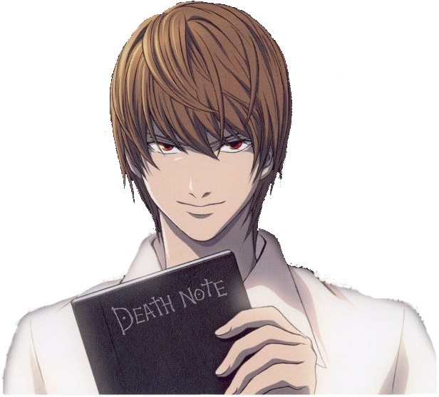 Light Anime Yagami Transparent PNG Image