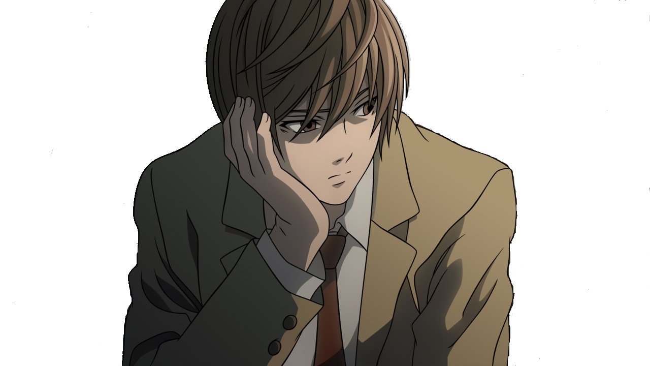 Light Anime Yagami Transparent PNG Image