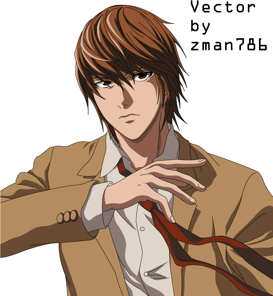 Light Anime Yagami Transparent PNG Image