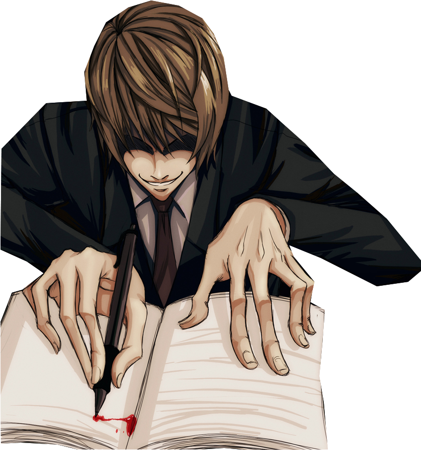 Light Anime Yagami Transparent PNG Image