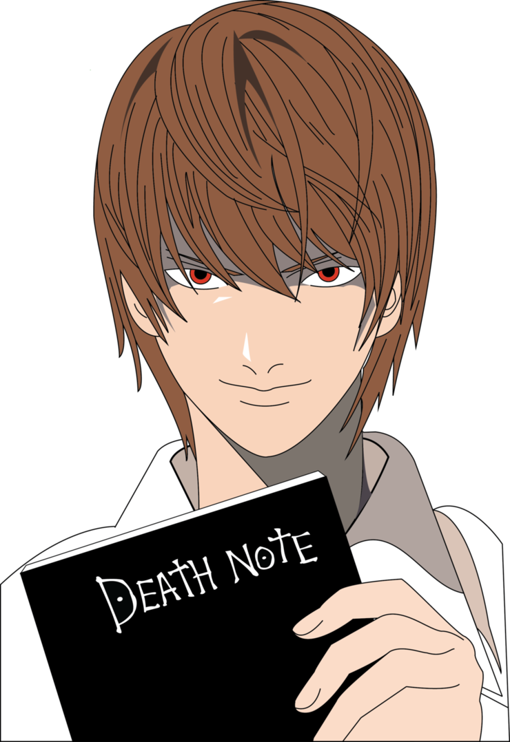 Note Light Death Yagami Transparent PNG Image