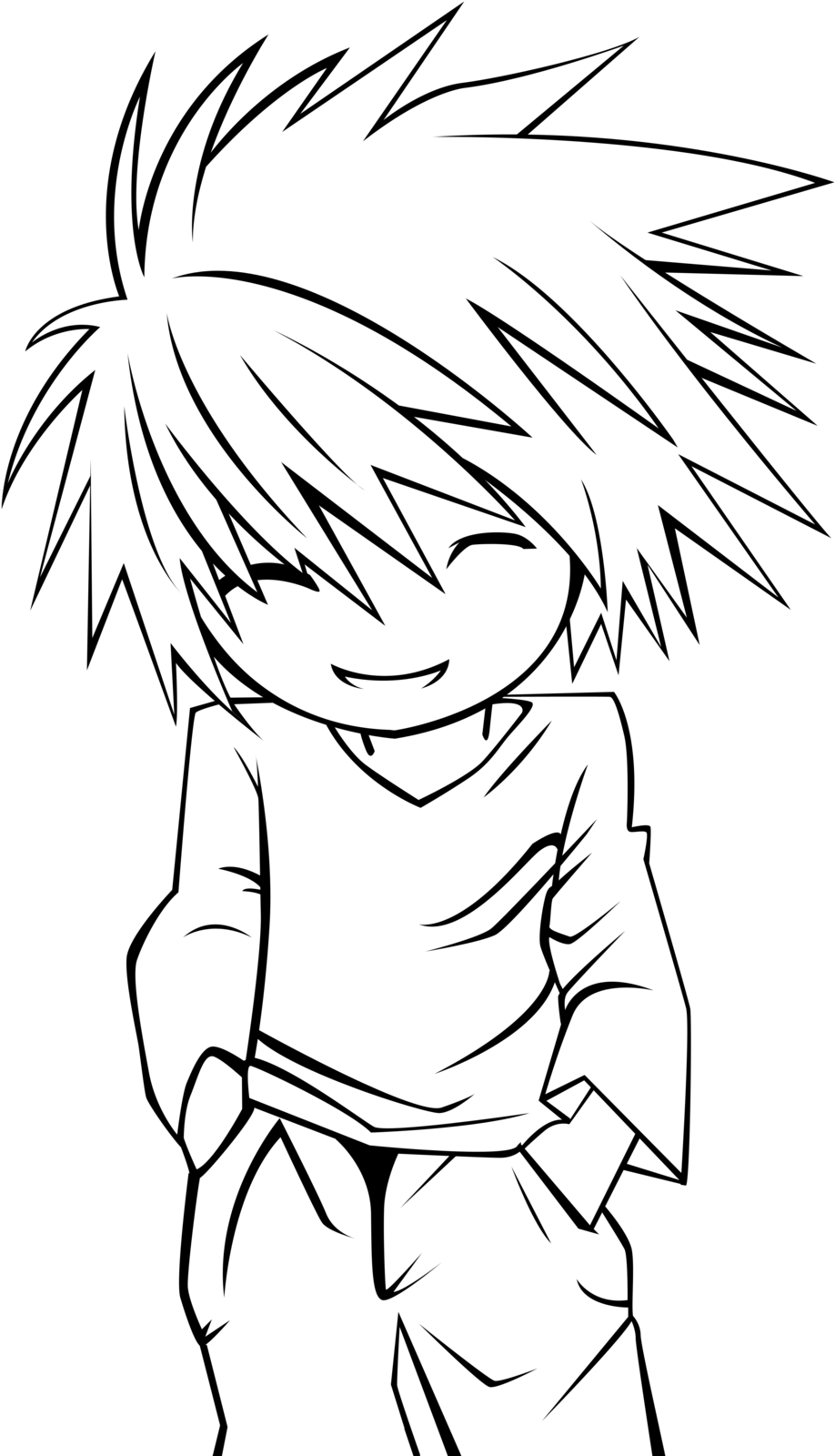 Light Drawing Yagami Transparent PNG Image