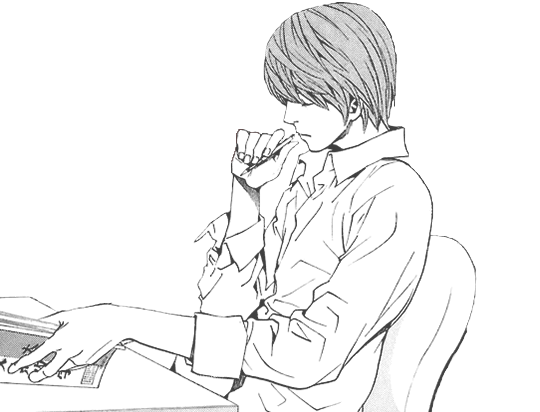 Light Drawing Yagami Transparent PNG Image