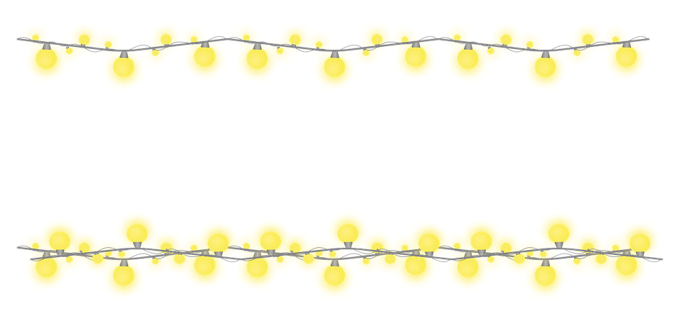 Light Glowing Garland Transparent PNG Image