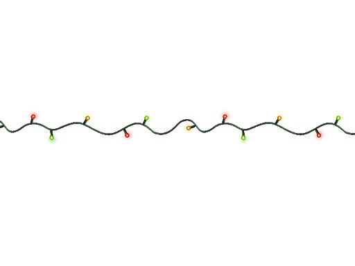 Light Glowing Garland Transparent PNG Image
