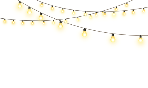 Light Glowing Garland Transparent PNG Image