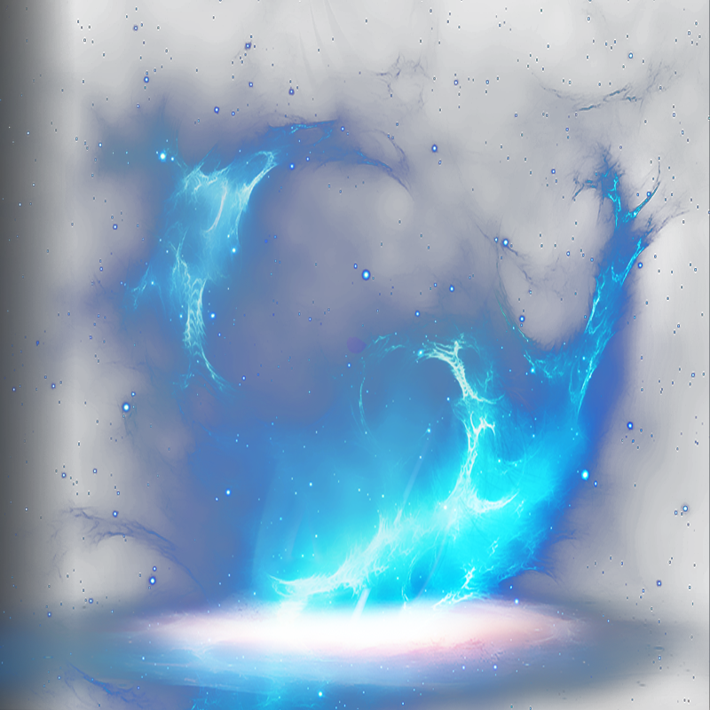 Fire Light Blue Flame Transparent PNG Image